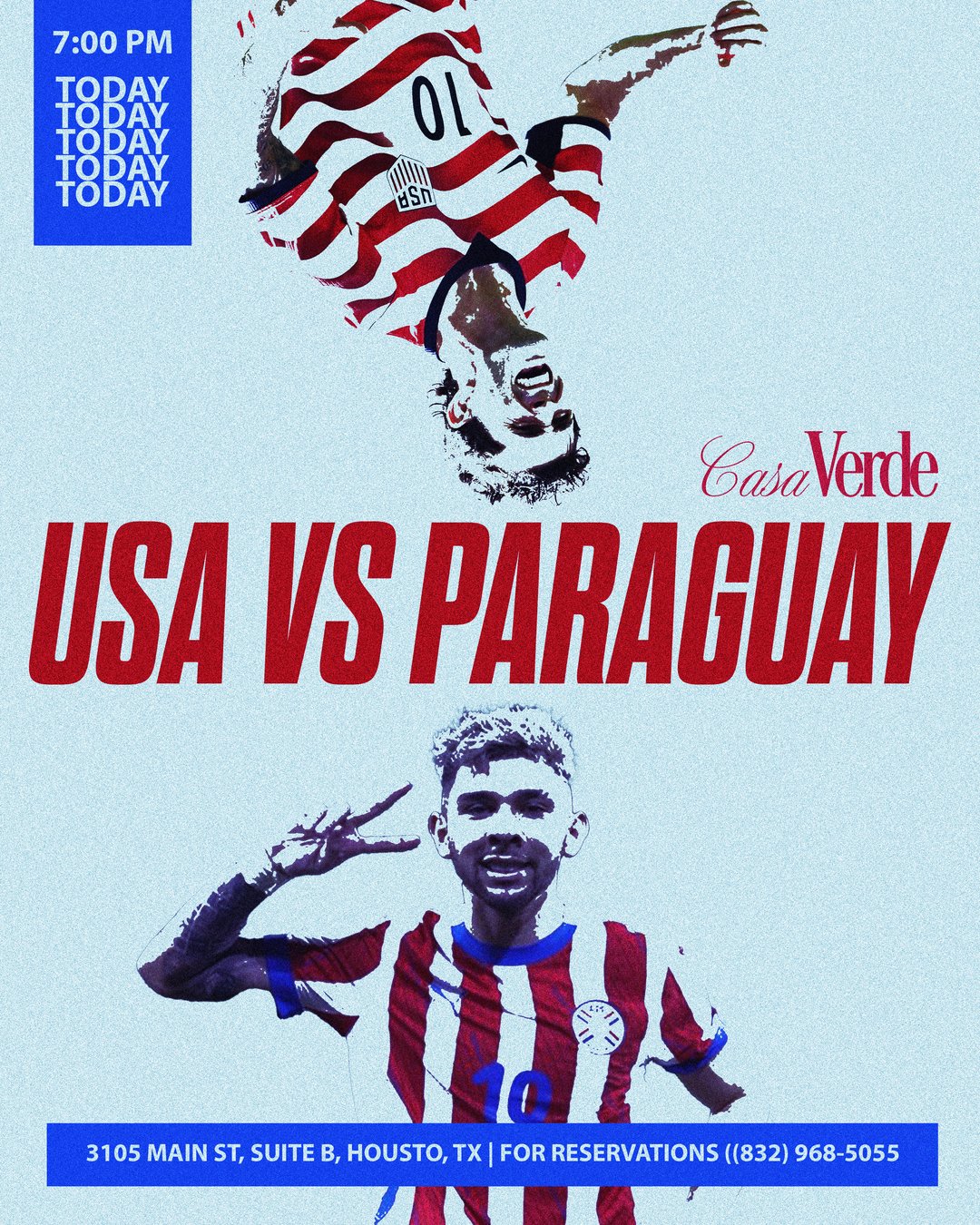 USA vs Paraguay Watch Party · Friday June 12 at Casa Verde